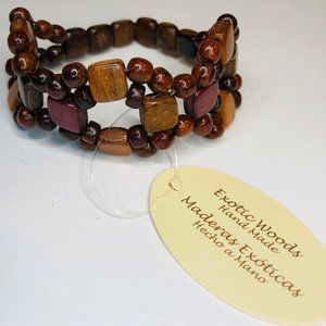 Wooden bracelet Hand made from Costa Rica